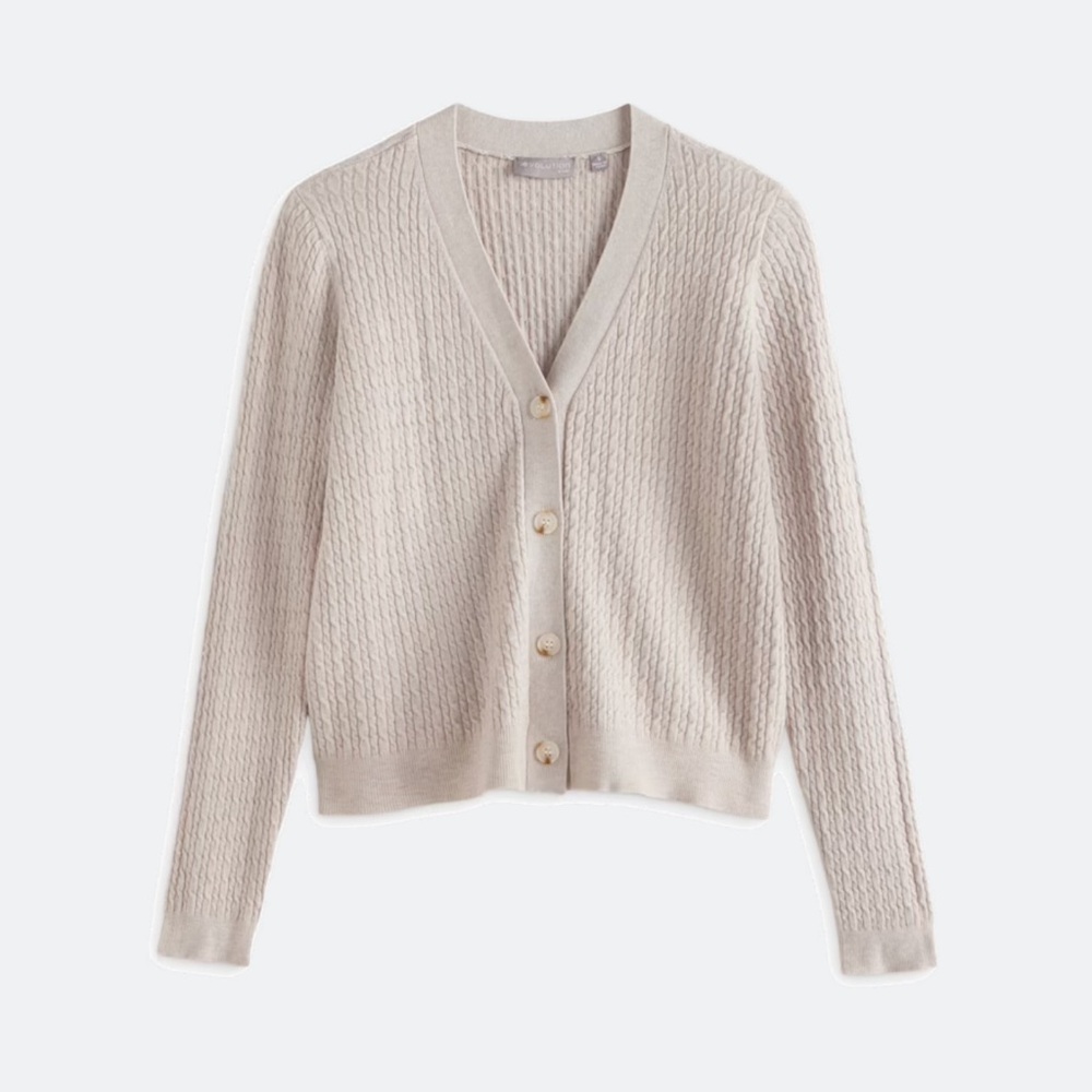 Falon Cable Knit Cardigan Sweater